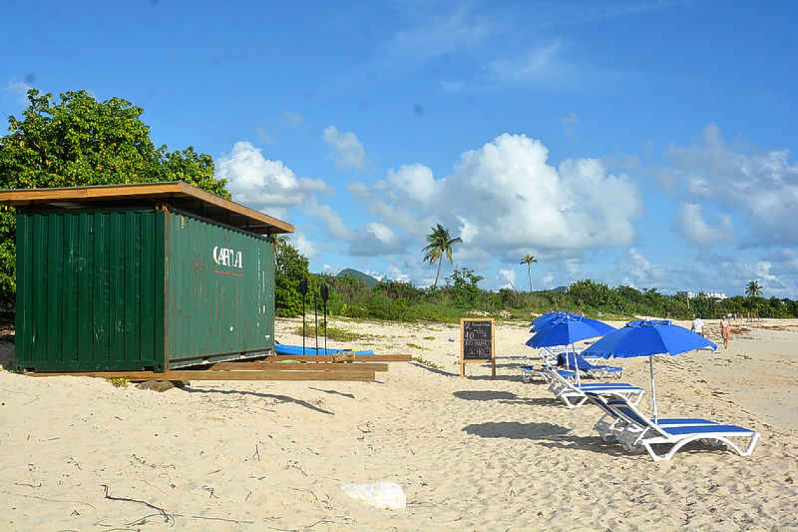 VROMI orders removal of  container on Mullet beach   