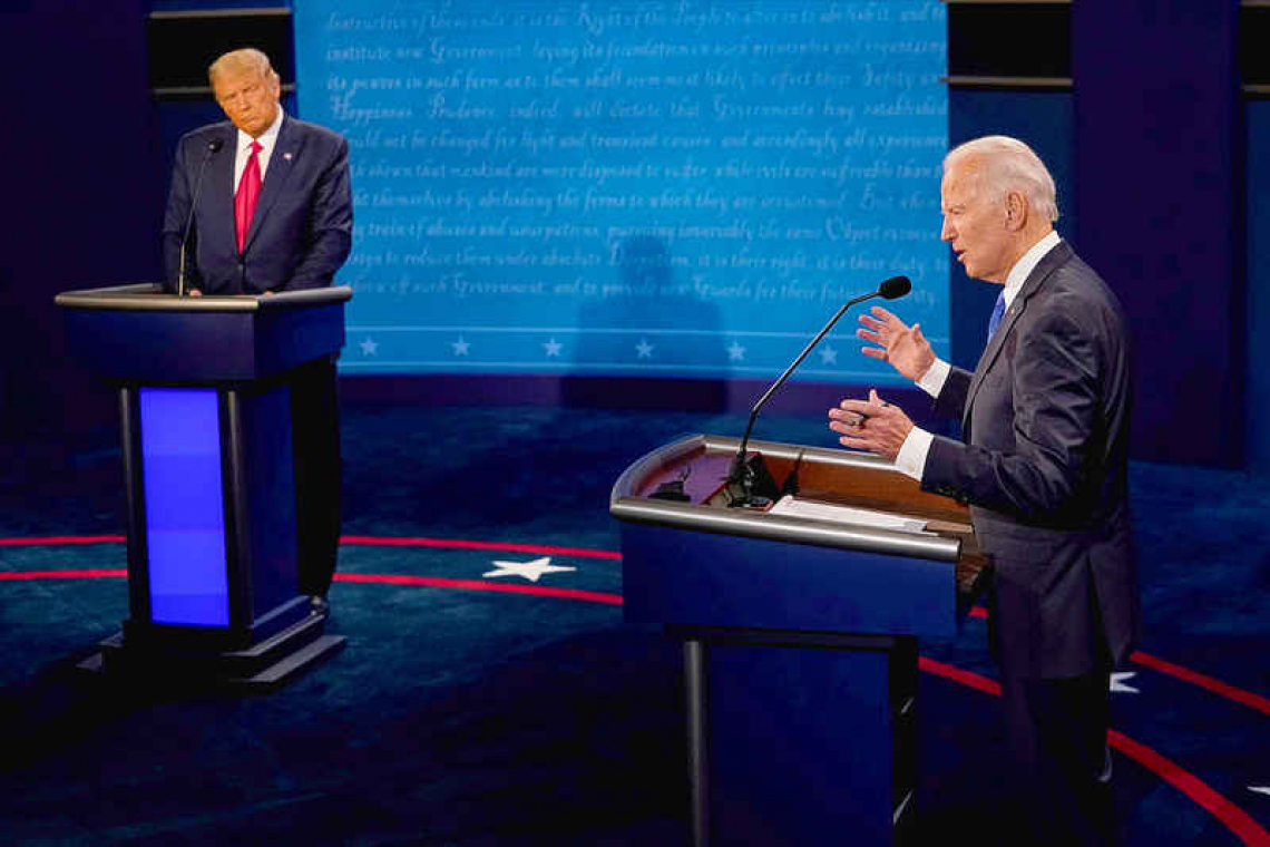 Trump and Biden clash sharply over pandemic in less chaotic final debate