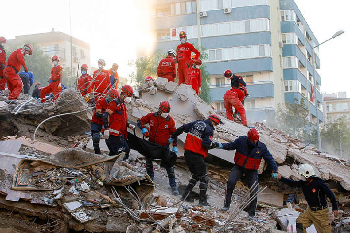Man rescued from rubble, Turkey quake toll hits 62
