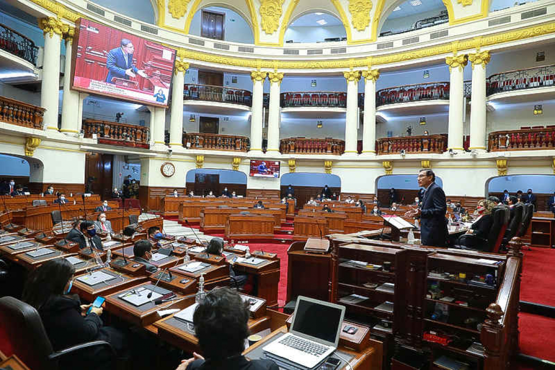 Peru plunged into political upheaval as Congress ousts President Vizcarra