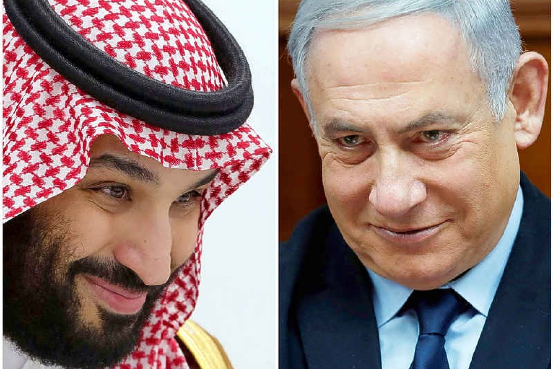 Netanyahu met with Saudi crown prince, Pompeo in Saudi Arabia