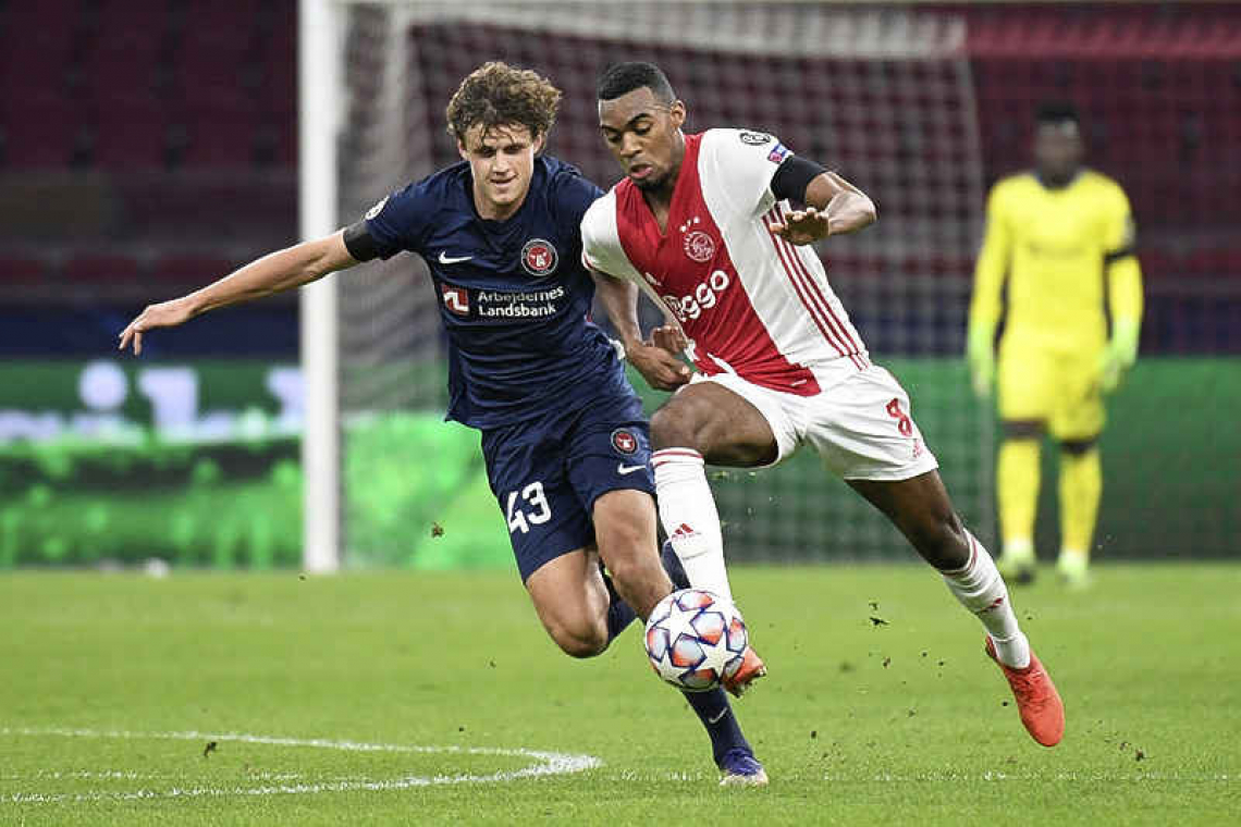    Ajax beat Midtjylland 3-1 to stay second in Champions League group