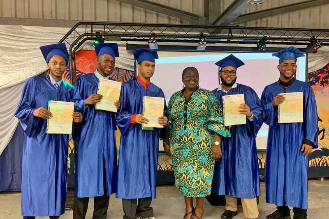 1st batch CSEC students graduate from  GvP School with 97 per cent pass rate 