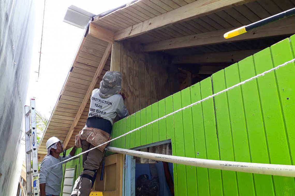 182 roofs repaired at end  of Red Cross programme