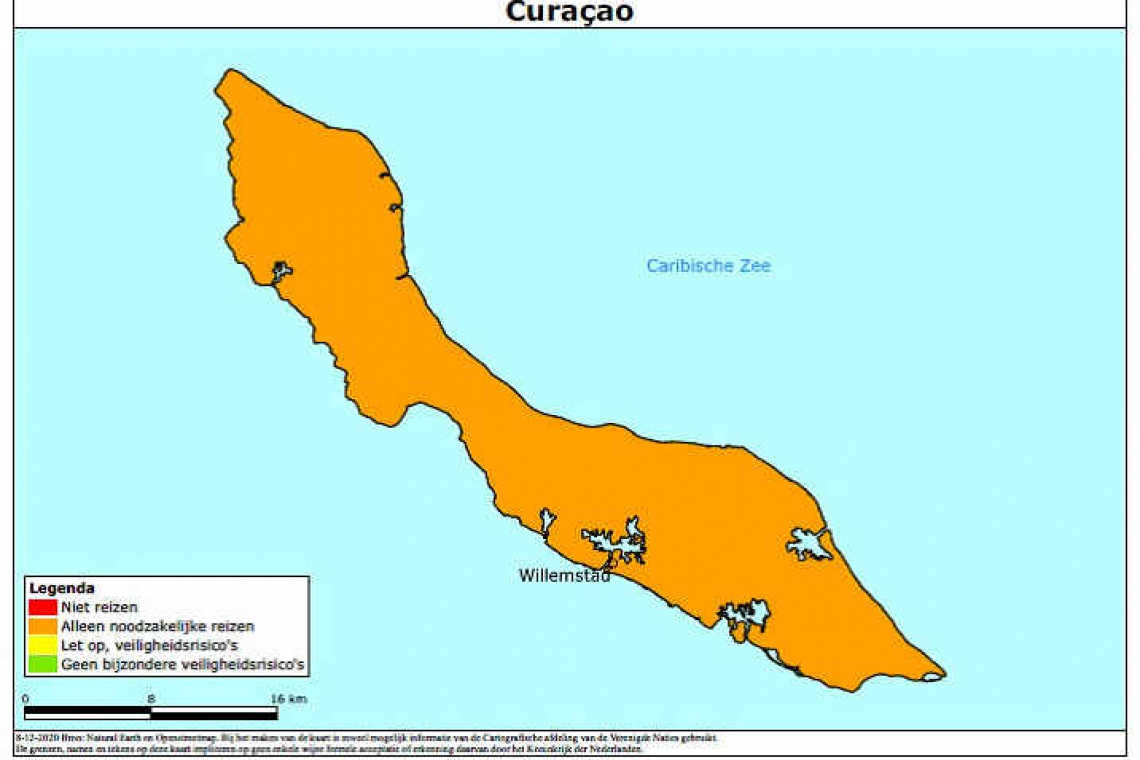       Curaçao now  code orange
