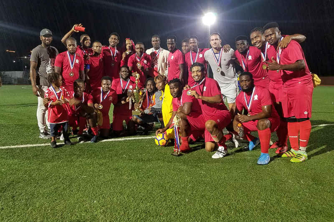 Flames United SC win  SXM Unity Champions