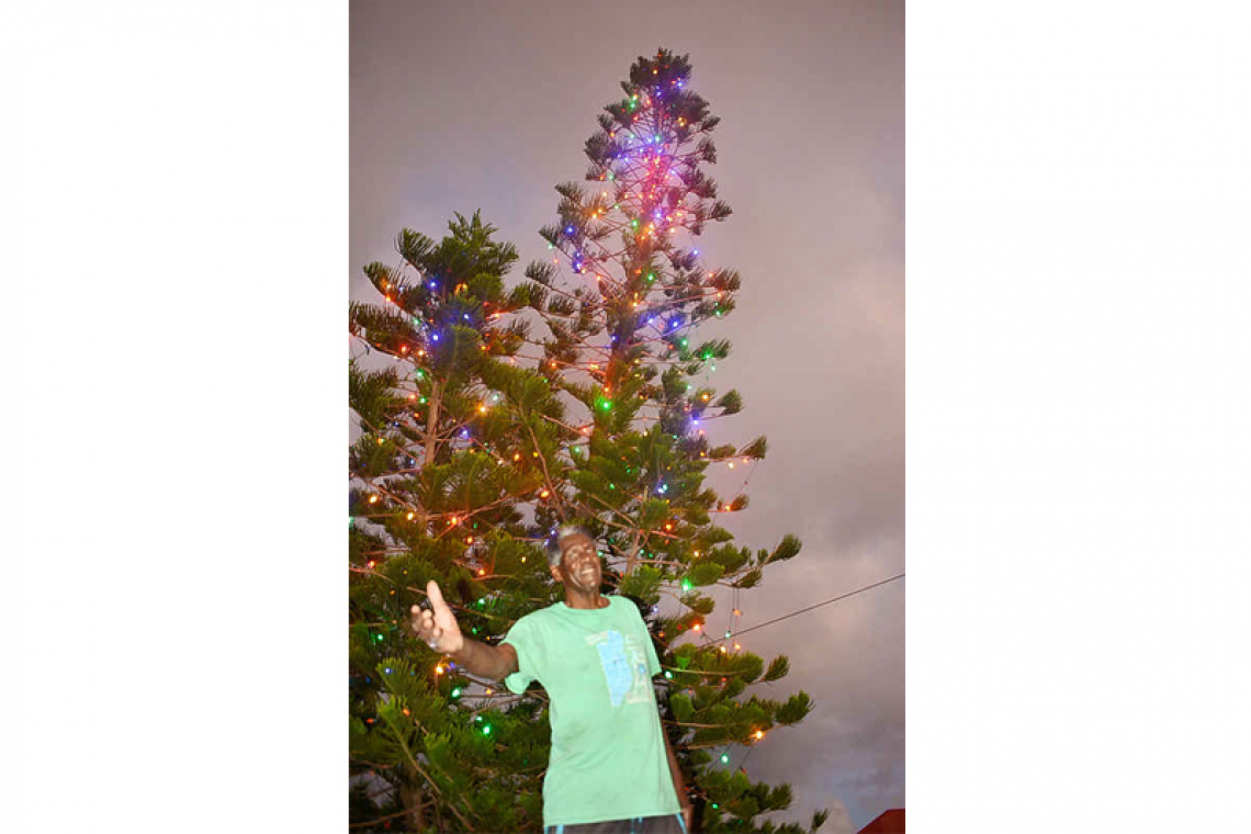 Lights all aglow at  Berkel Plantation