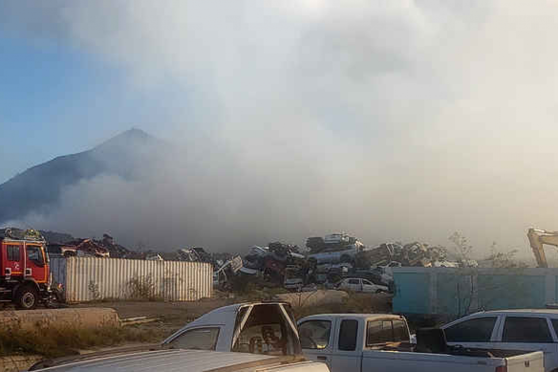 Pond Island LANDFILL FIRE - UPDATE