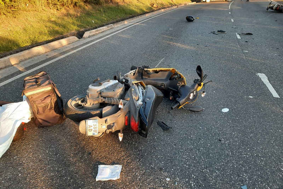 Riders in fatal scooter  accident were speeding