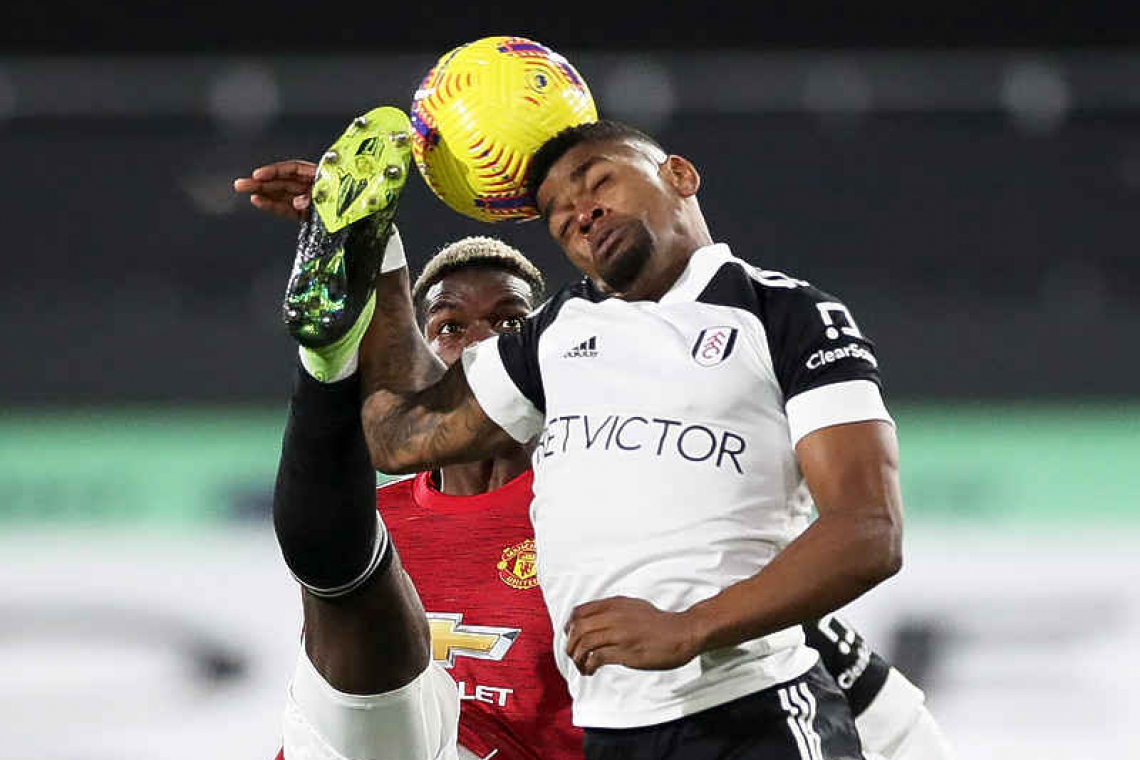 Pogba sends Man Utd top with win at Fulham