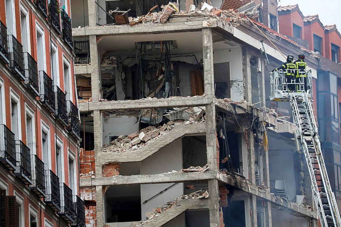 At least three dead in central Madrid building explosion