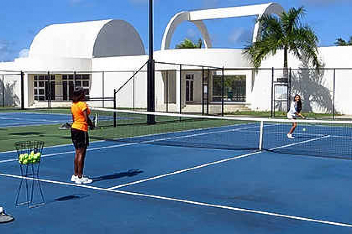 New lights installed  at Tennis Academy