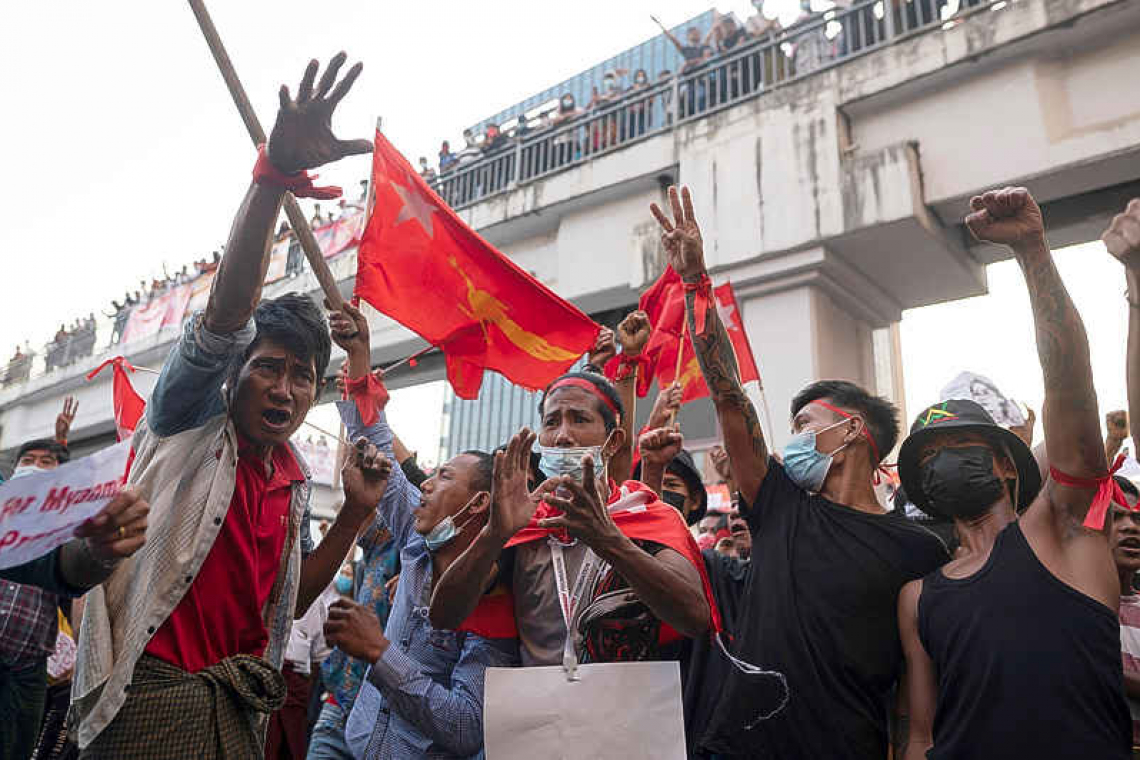 Myanmar coup opponents vow to continue their protest action