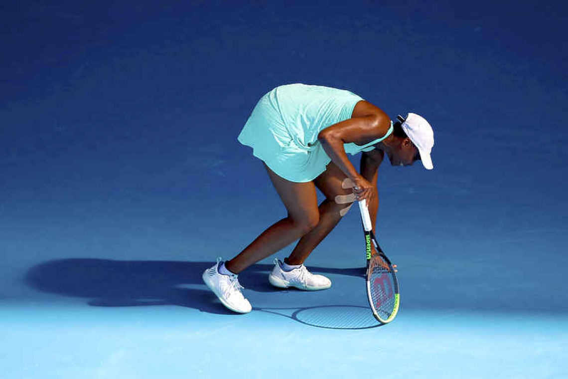    Venus makes painful exit from Australian Open after rolling ankle