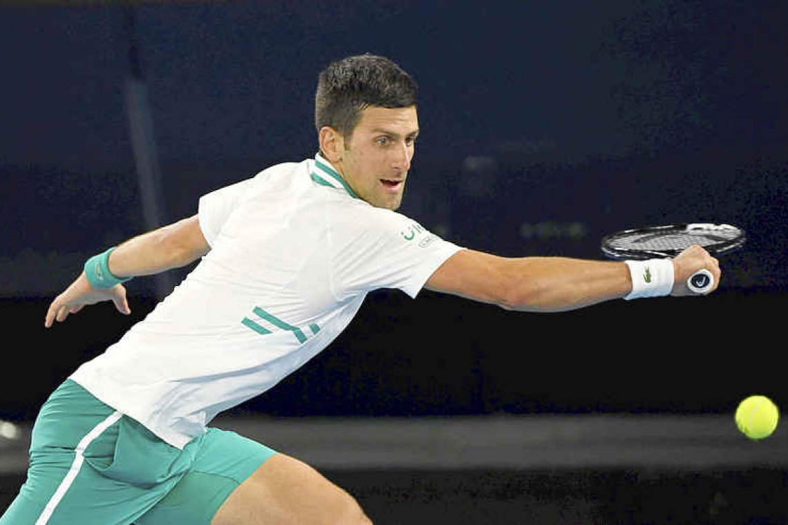 Djokovic continues love affair with Rod Laver Arena