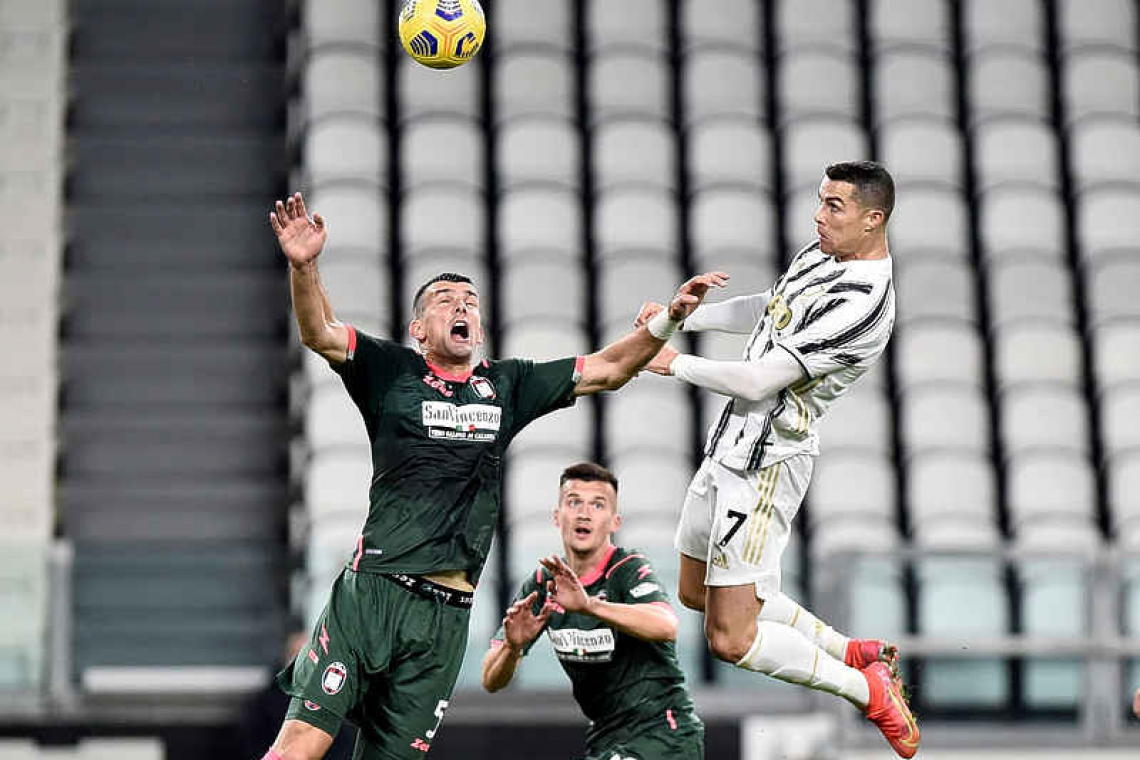 Ronaldo double helps Juventus cruise past Crotone to go third