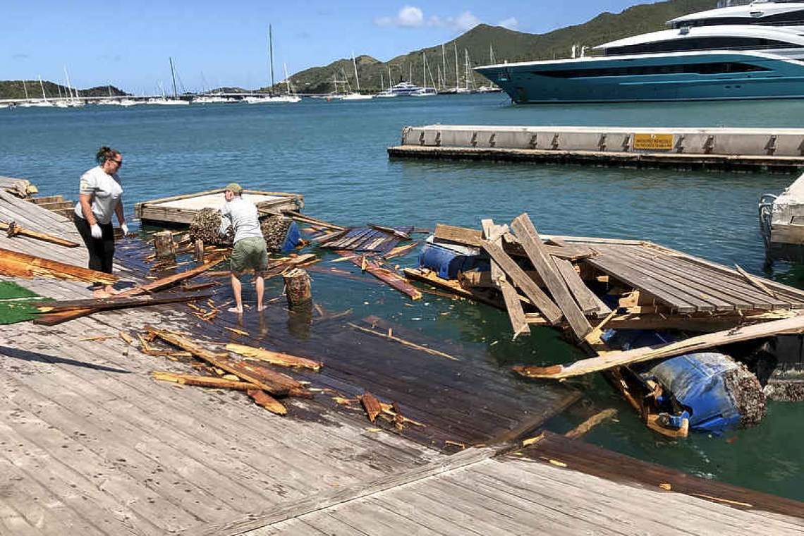 Mega yacht Go destroys Yacht Club  dock after computer malfunctions
