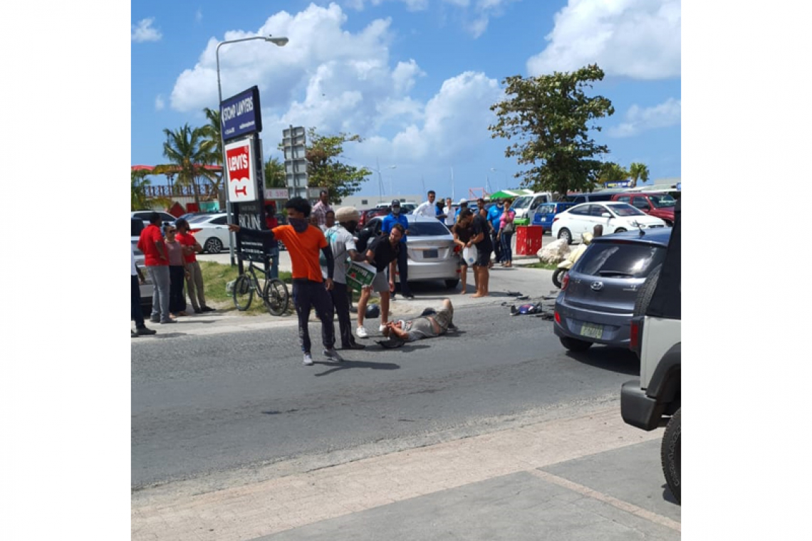 Scooter rider badly  injured in collision