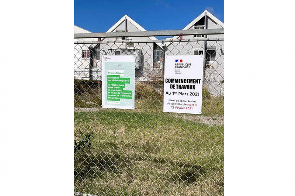 Information panels installed for new  Préfecture and Judiciary Building