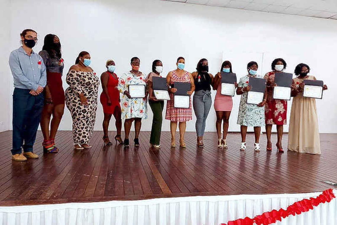 16 students get diplomas as part  of Red Cross livelihoods project 