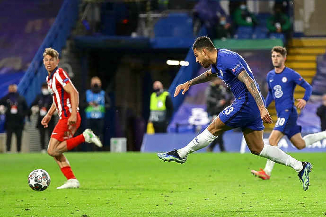 Chelsea march into Champions League quarters with 2-0 win over Atletico