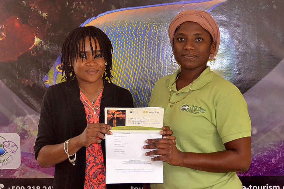 STDF welcomes first  ‘staycationer’ in Statia