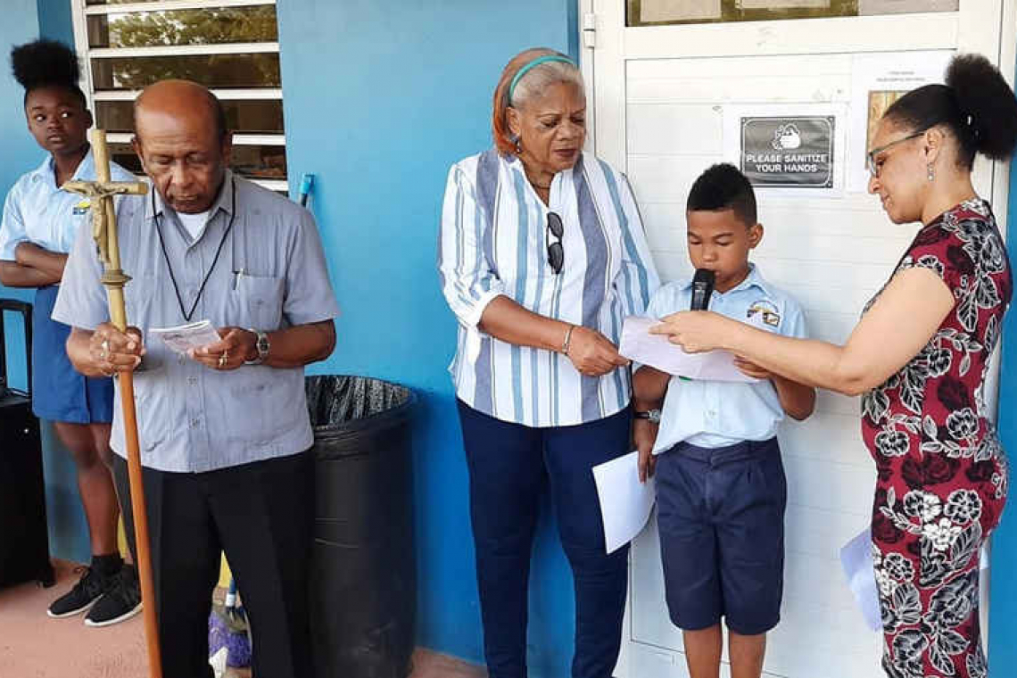 Stations of Cross at  Golden Rock School