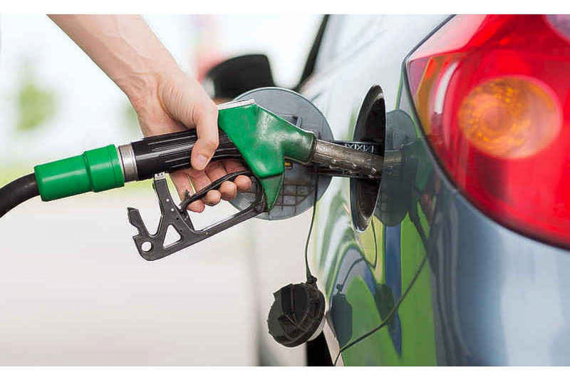 Gasoline price down  four cents Saturday
