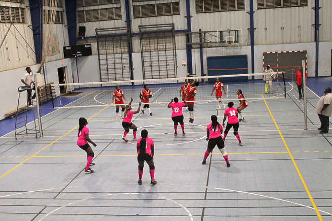 Phoenix win back to back games in Statia volleyball