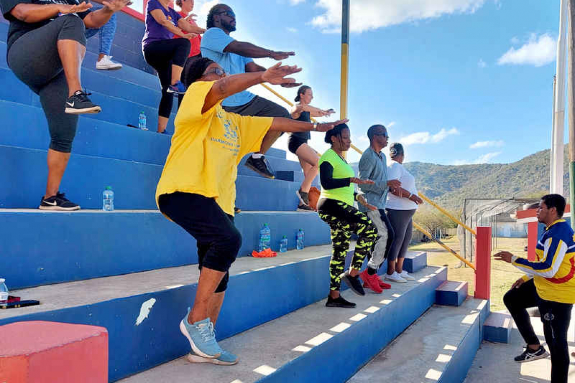 Statia civil servants  get fit in Vitality 2.0