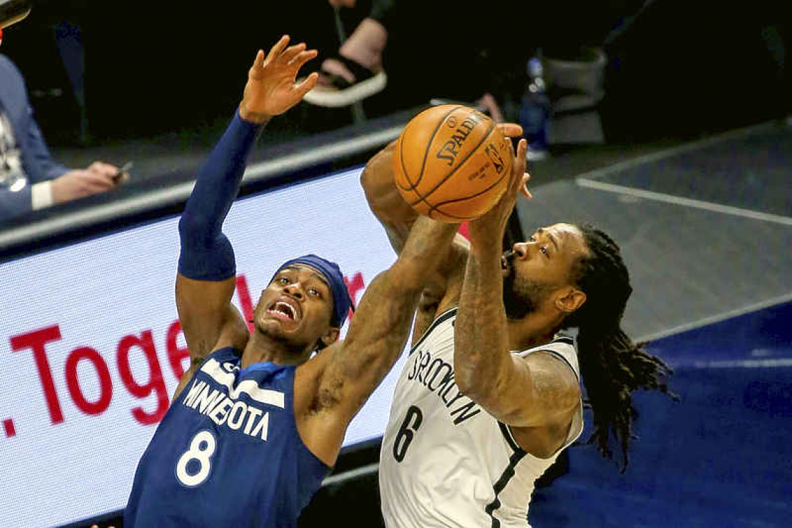 Durant, Nets cruise past Timberwolves 127-97