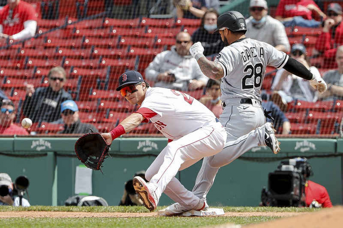 Red Sox pummel White Sox ace Lucas Giolito in Patriots' Day rout