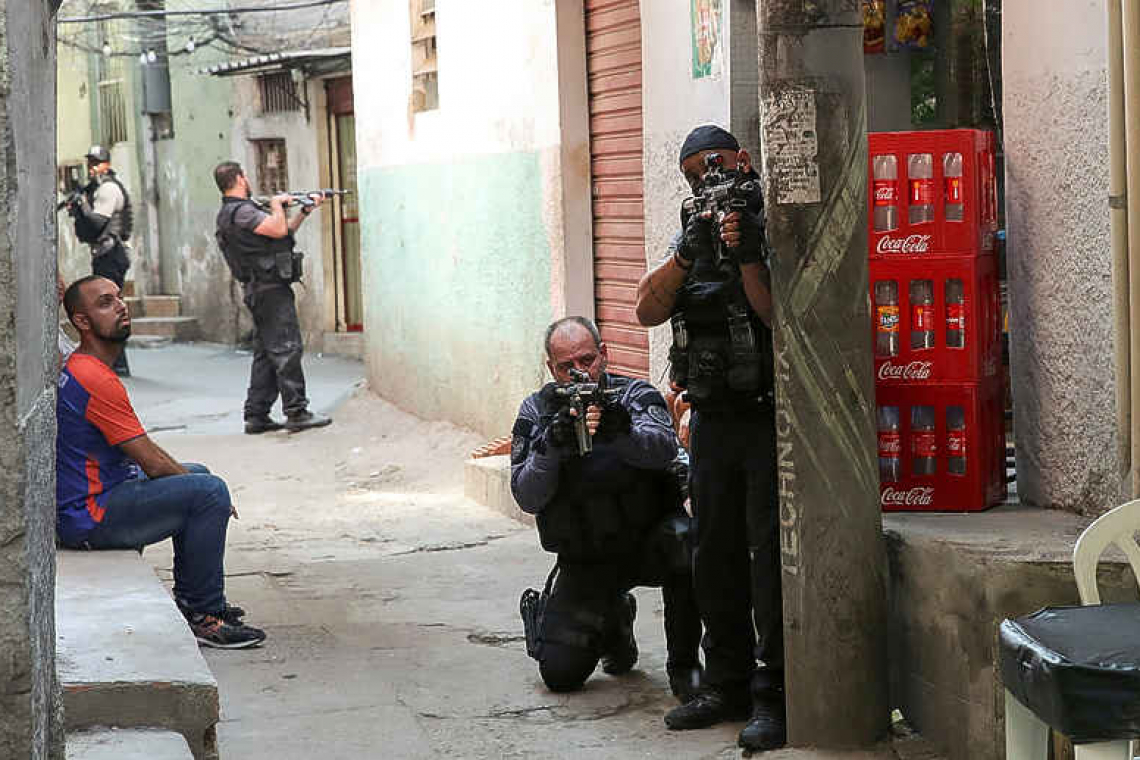 Twenty-five killed in deadliest Rio slum police raid since 2005