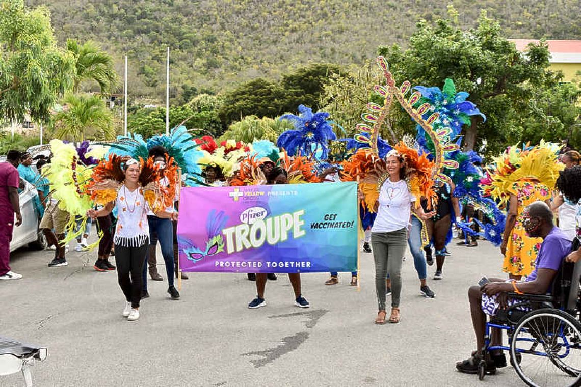 WYCCF celebrated Carnival  with vaccinated Pfizer Troupe