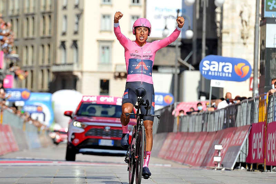 Cool and composed Bernal claims victory in Giro d'Italia