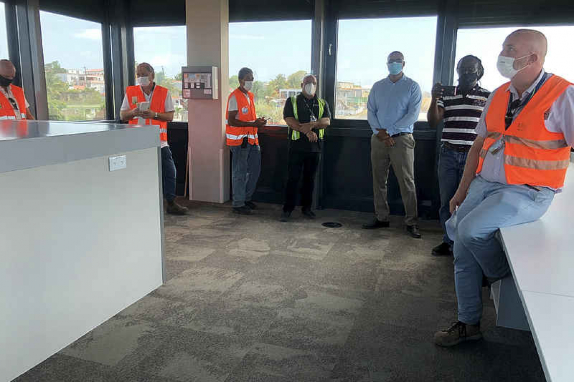    Keys of renovated airport  symbolically handed over