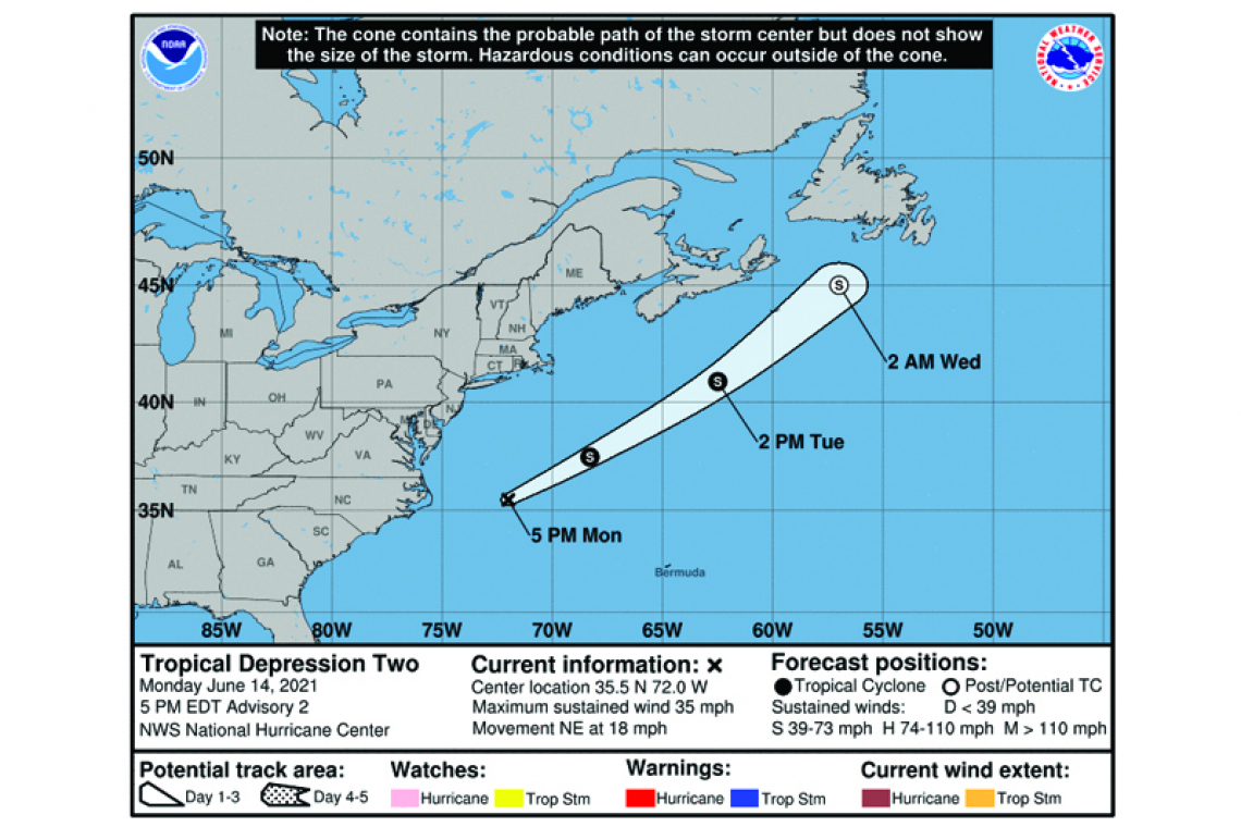 Tropical Depression Two Advisory Number   2