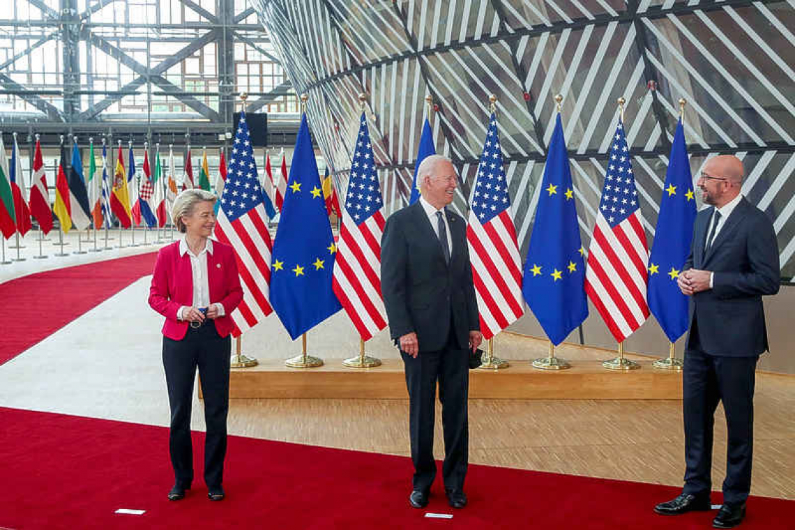 Quoting Irish poet, Biden ends EU trade war in renewal of transatlantic relations