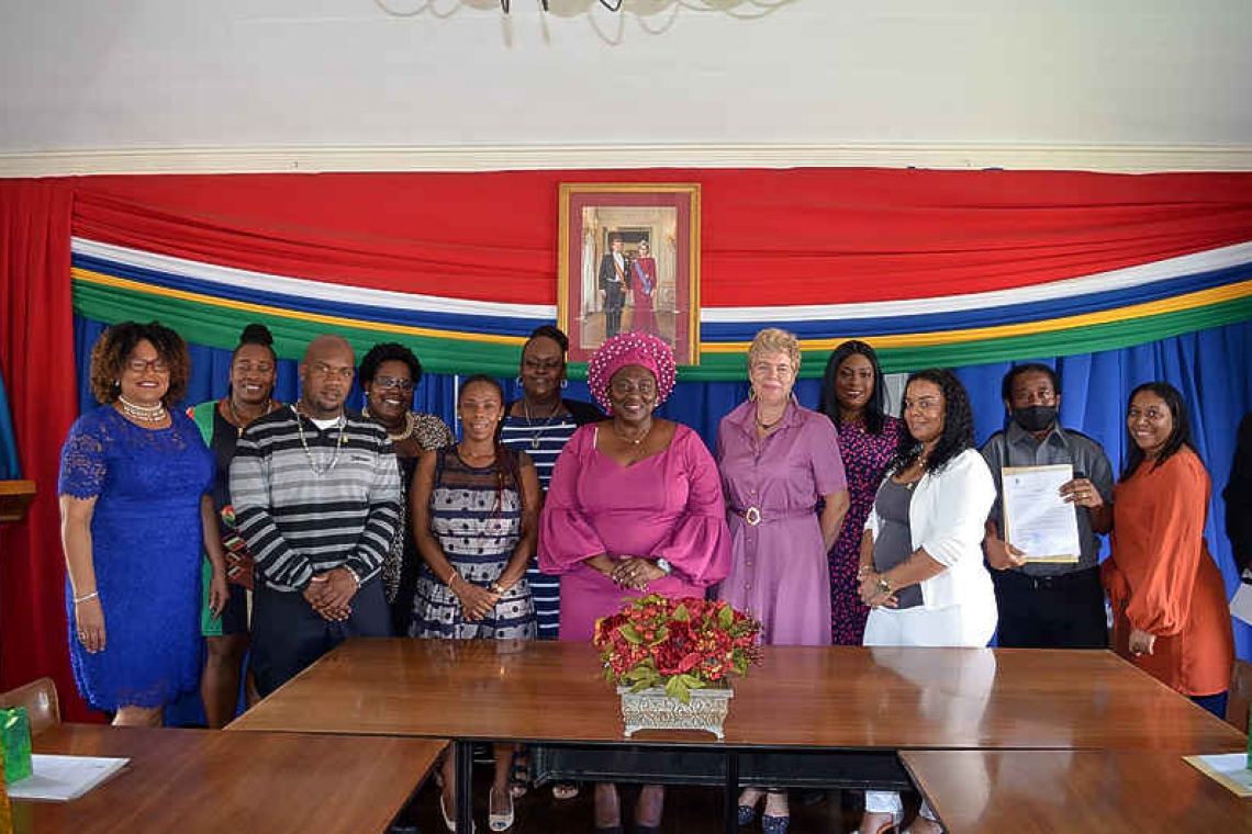 Portfolios of Statia’s new  commissioners released