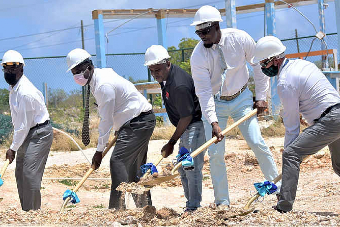 Ceremonial groundbreaking for  new Blowing Point Ferry Terminal