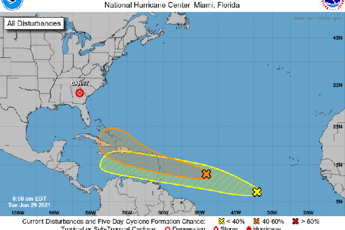 Tropical Weather Outlook 800 AM EDT Tue Jun 29 2021