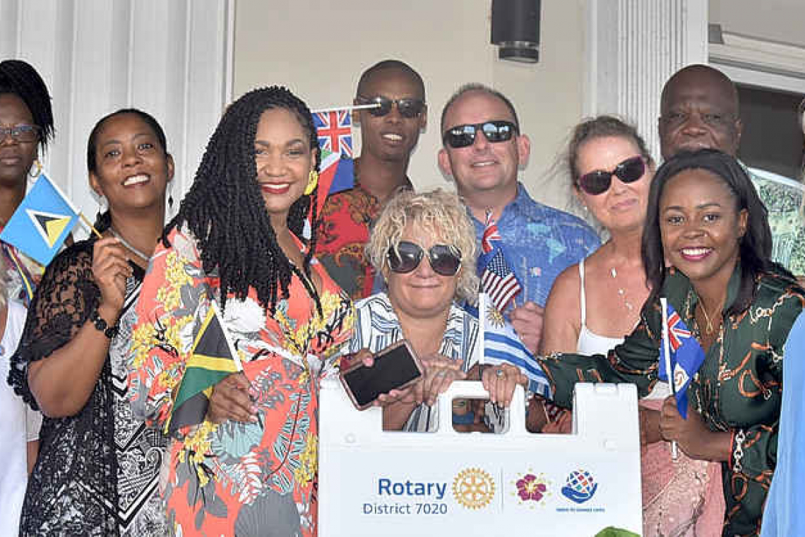 Anguilla Rotary Club installs  new 2021-2022 board