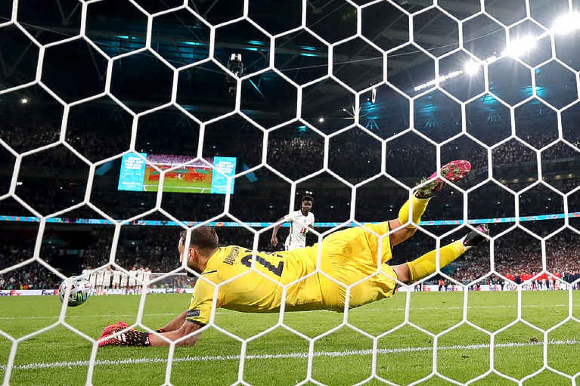 Italy crowned European champions after shootout win over England