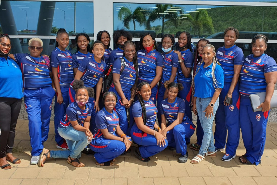 St. Maarten Netball U-16 team travels to Dominica