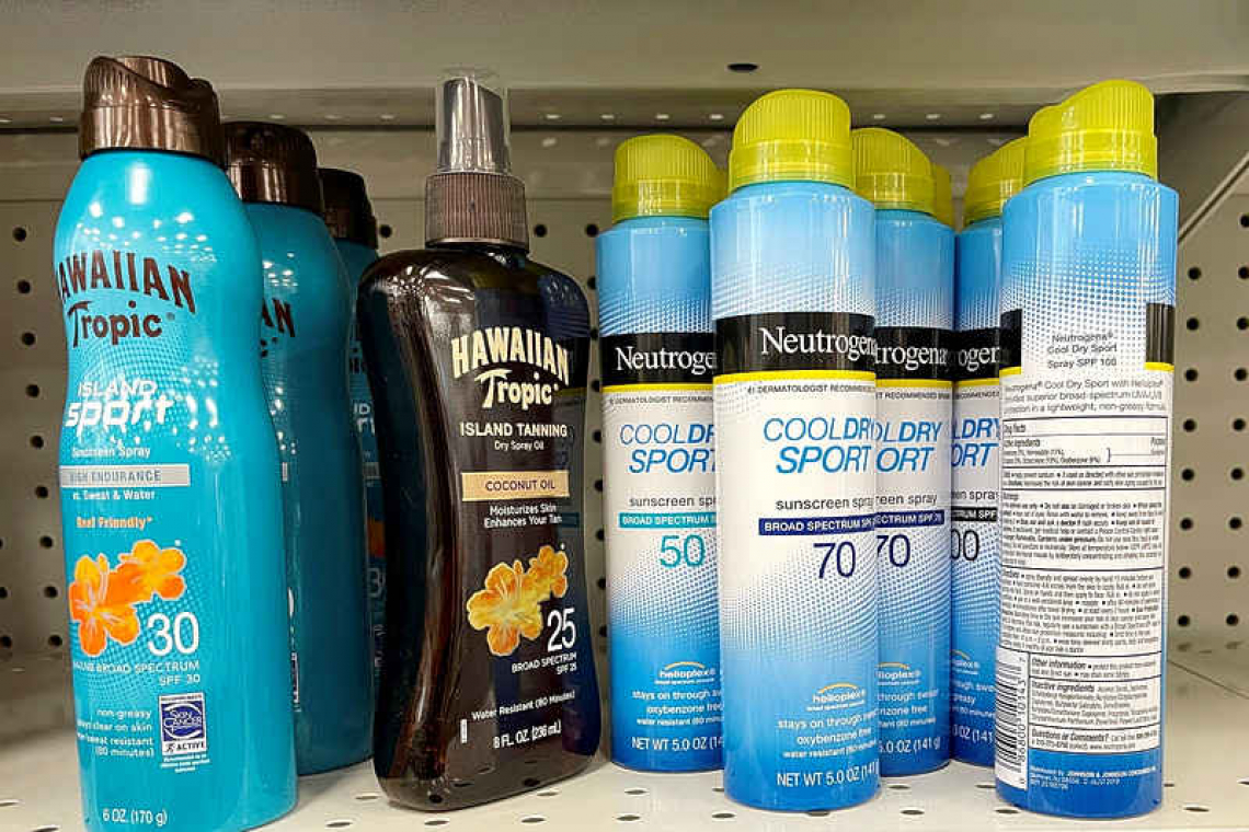 J&J sunscreens pulled off US shelves  after carcinogen found in some sprays