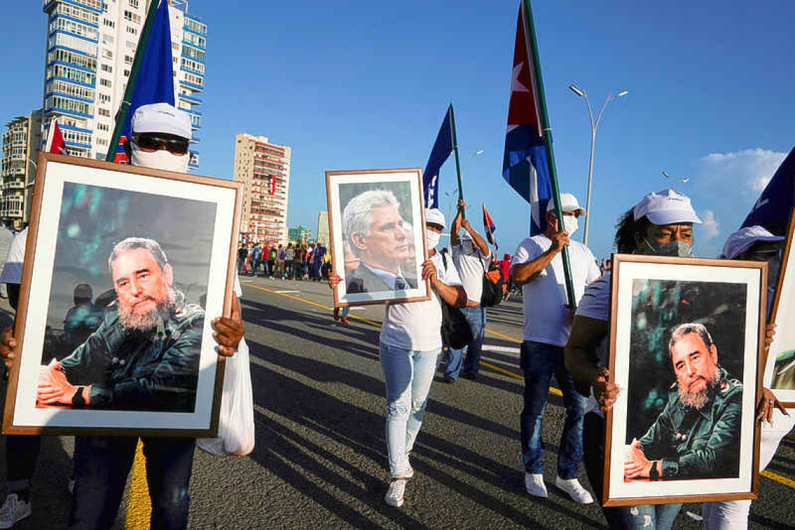 Cuban government holds mass  rally in Havana after protests