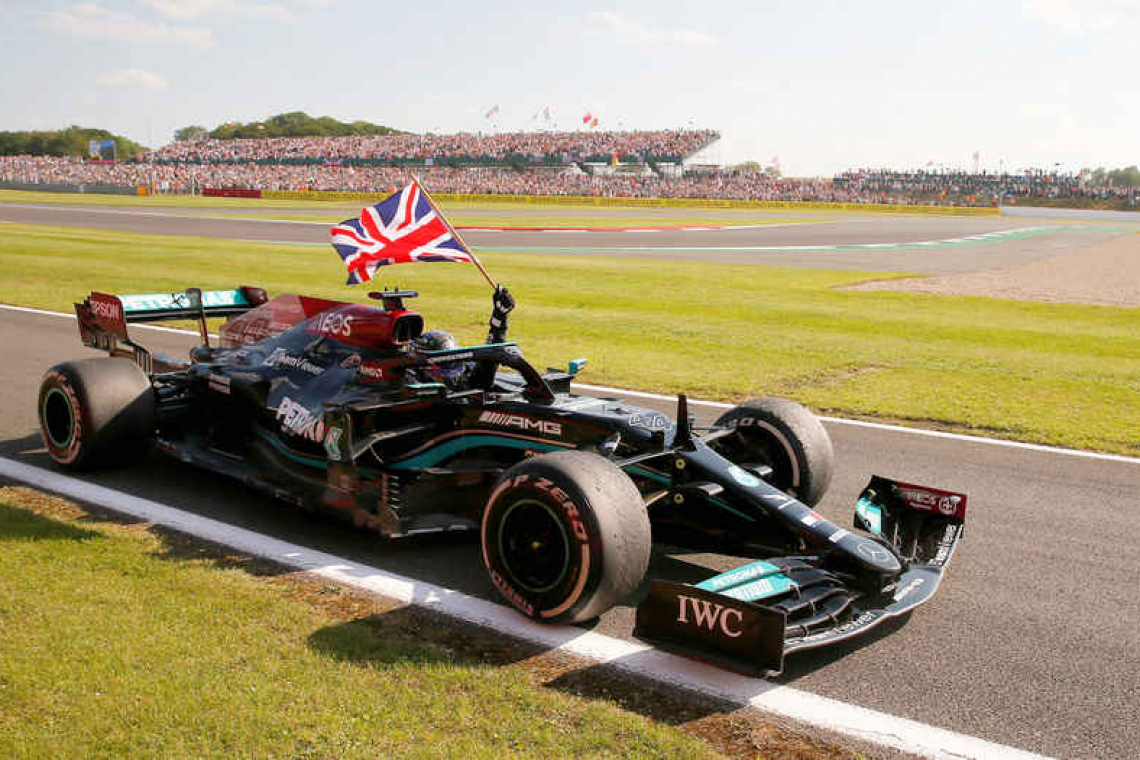 Hamilton takes eighth British win, Verstappen in hospital