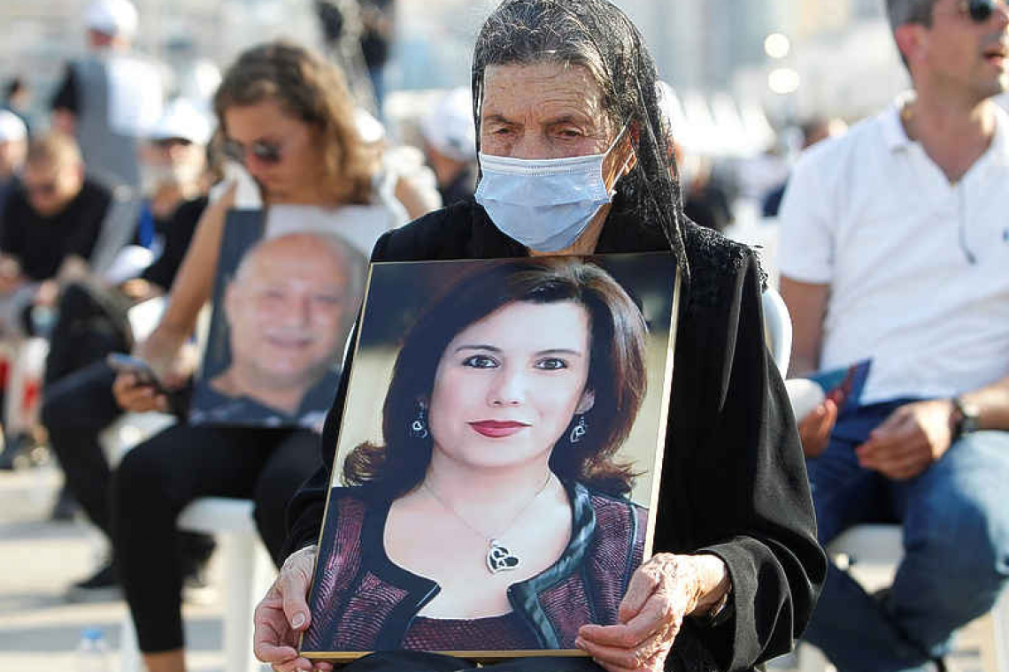 Lebanese demand justice on port blast anniversary