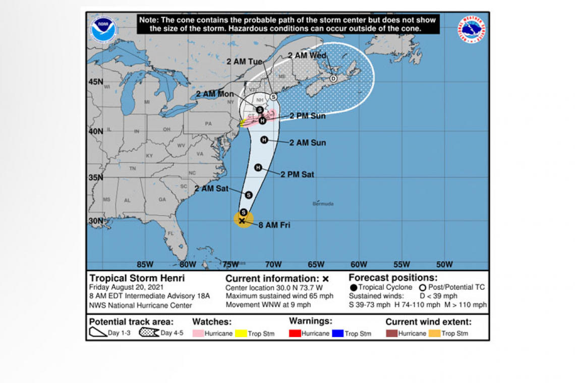 ...AIR FORCE HURRICANE HUNTERS CURRENTLY INVESTIGATING HENRI...