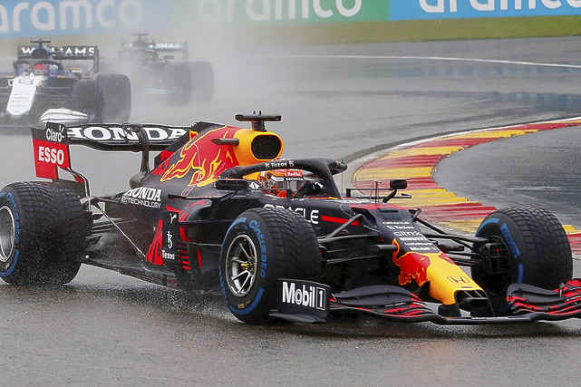Verstappen wins Formula One's shortest race ever